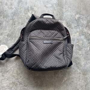 Vera Bradley Women's Cotton Small Backpack, Black